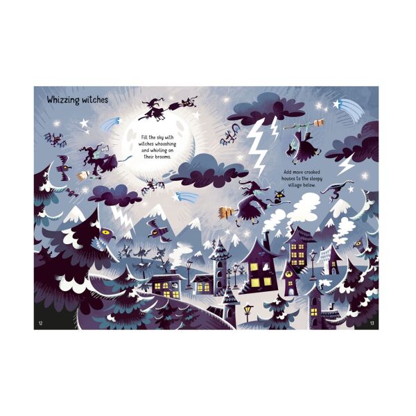 Sparkly Halloween Sticker Book