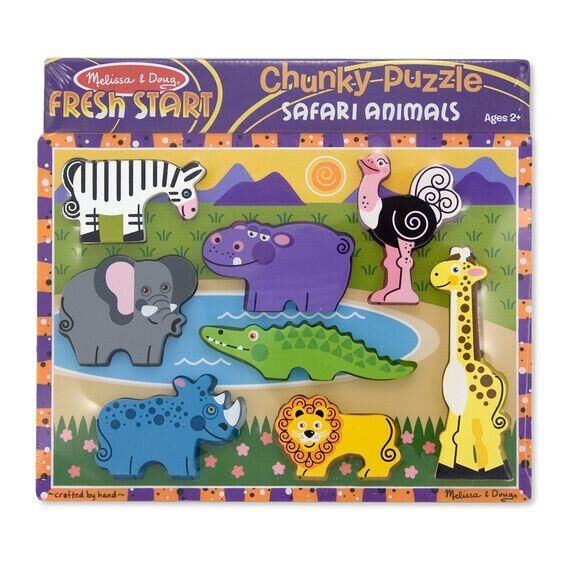Melissa & Doug Ahşap Tombul Yapboz - Safari