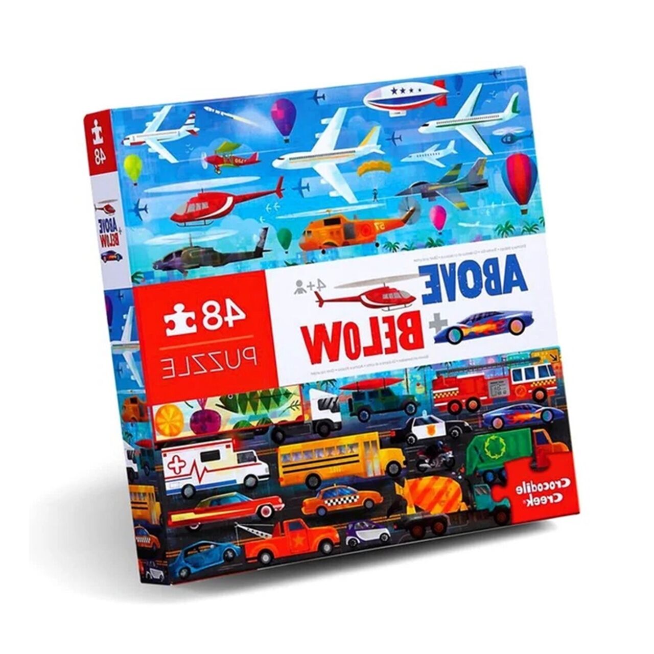 Crocodile Creek Puzzle 48 Parça - Things That Go