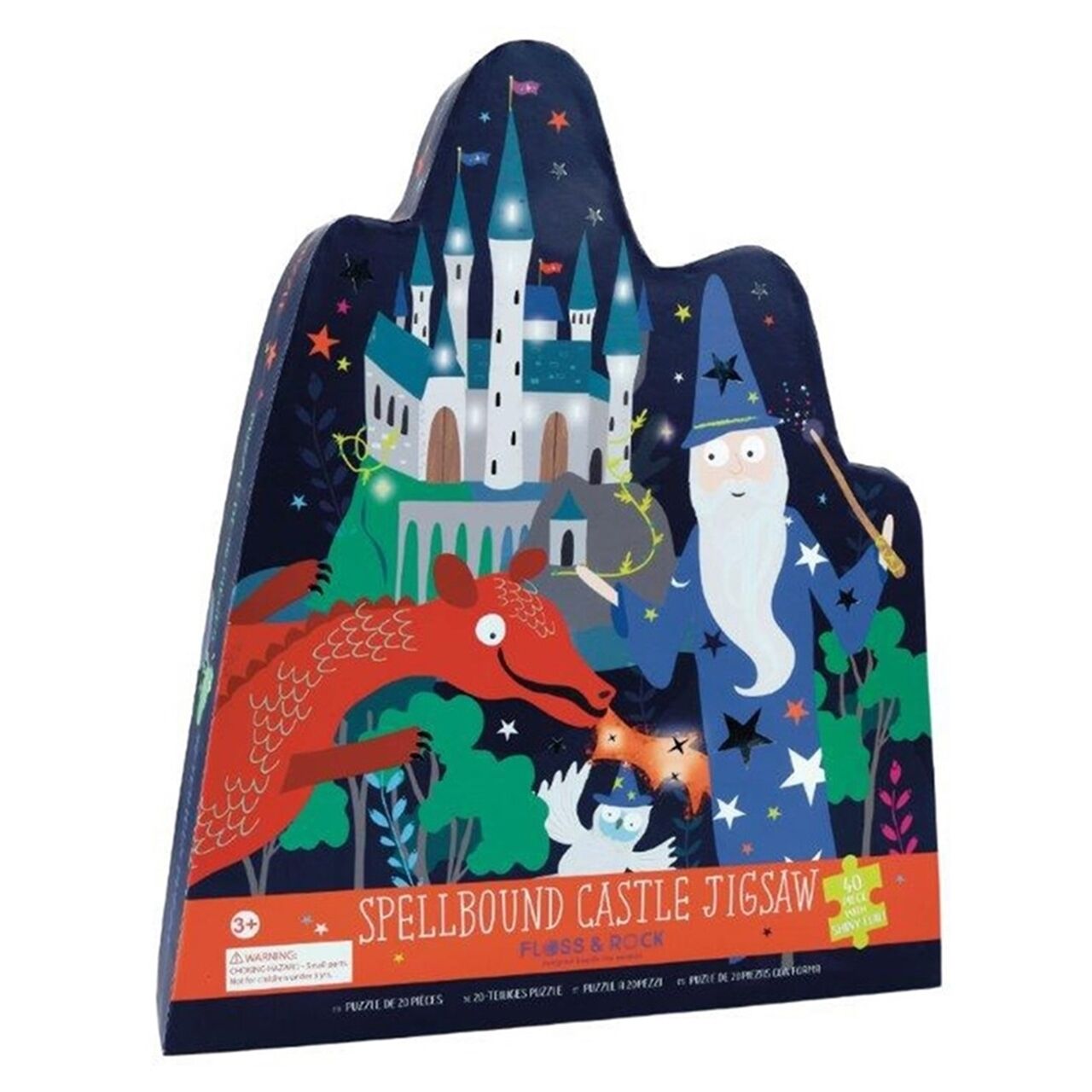 Floss Rock 40 Parça Şato Şekilli Yap Boz-Spellboun