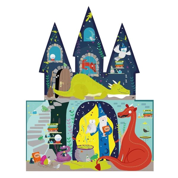 Floss Rock 40 Parça Şato Şekilli Yap Boz-Spellboun