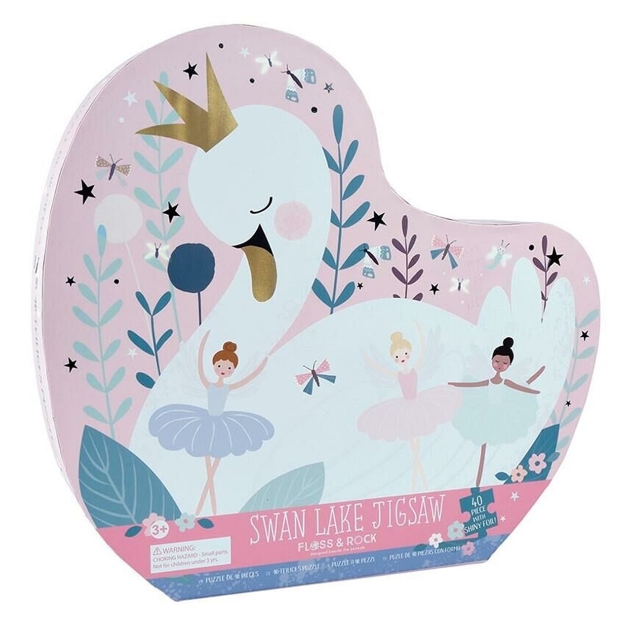 Floss Rock 40 Parça Kuğu Şekilli Yap Boz-Enchanted