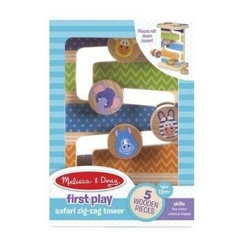 Melissa & Doug Ahşap Safari Zig-Zag Kule