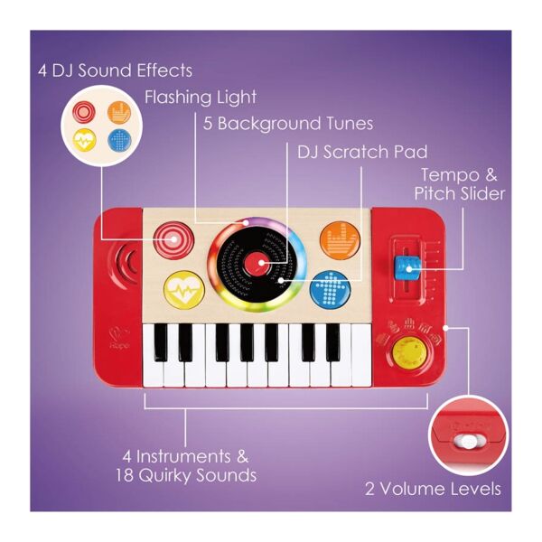 Hape DJ Mix & Spin Studio Oyuncak Müzik Aleti