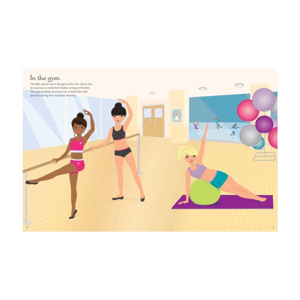 Sticker Dolly Dressing Ice Skaters