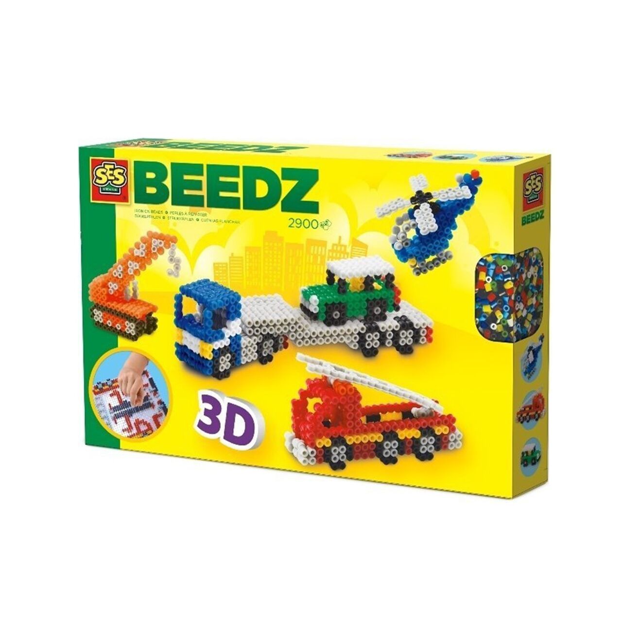 Beedz- Ütü Boncuk Seti - 3 Boyutlu Araçlar