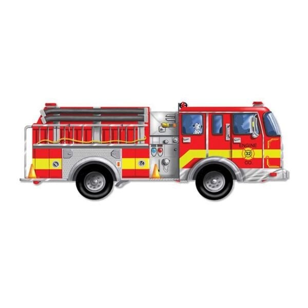 Dev Yer Yapbozu - İtfaiye Aracı (24 Parça)