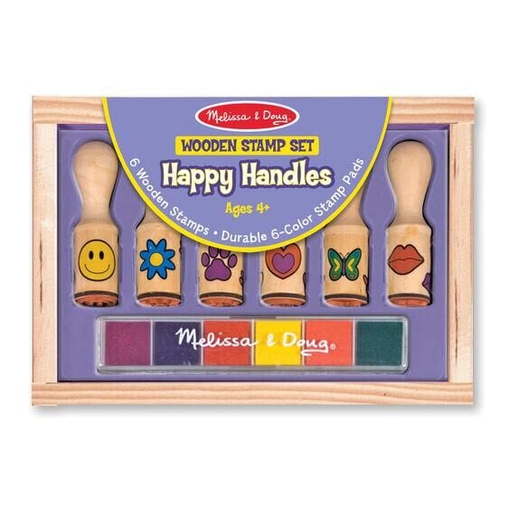 Melissa & Doug Ahşap Baskı Seti -Mutlu Yüzler