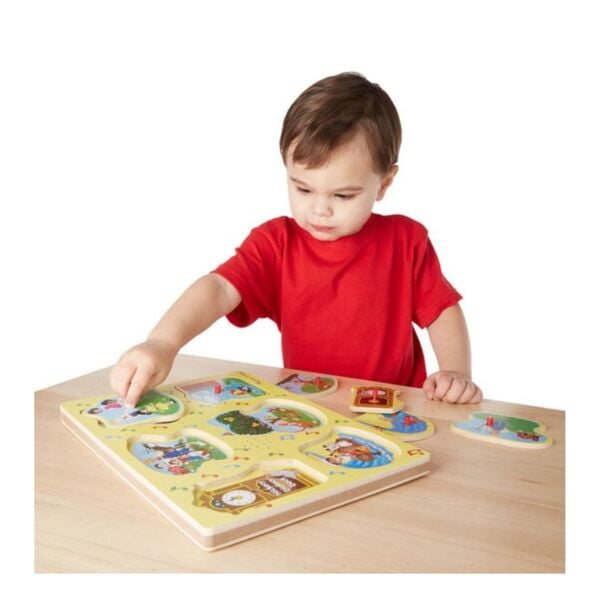 Ahşap Sesli Yapboz - Çocuk Şarkıları 1