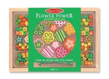 Melissa & Doug Ahşap Boncuk Dizme -Çiçeğin Gücü
