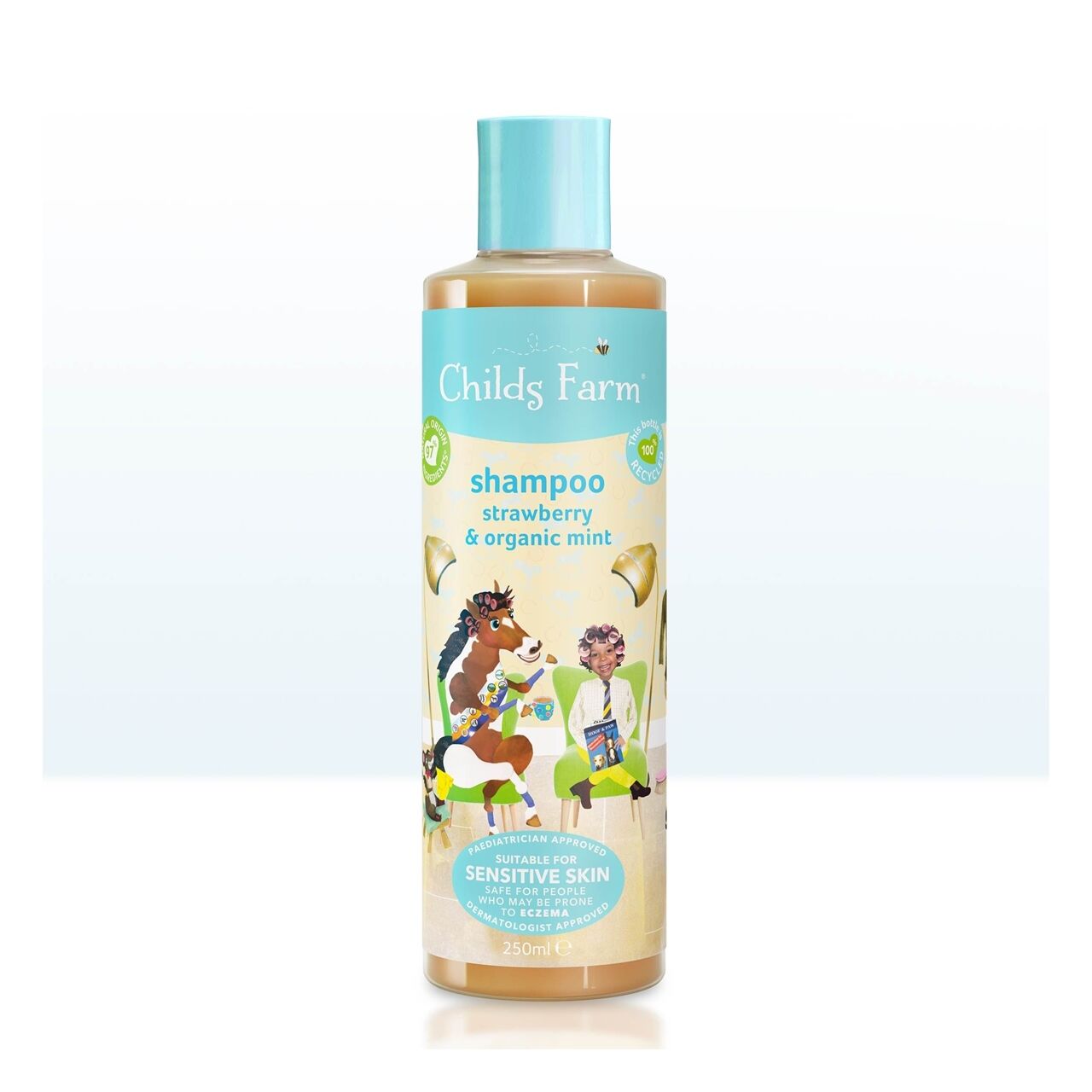 Çilek ve Organik Nane Özlü Şampuan 250ml