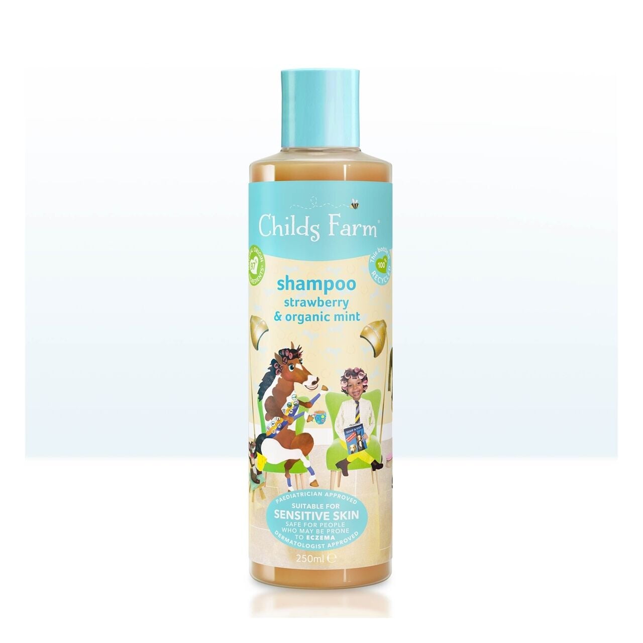 Çilek ve Organik Nane Özlü Şampuan 250ml