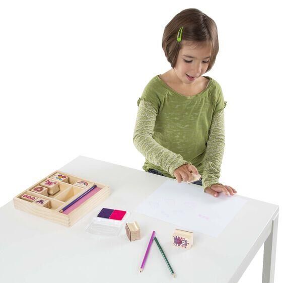 Melissa & Doug Ahşap Baskı Seti -Arkadaşlık