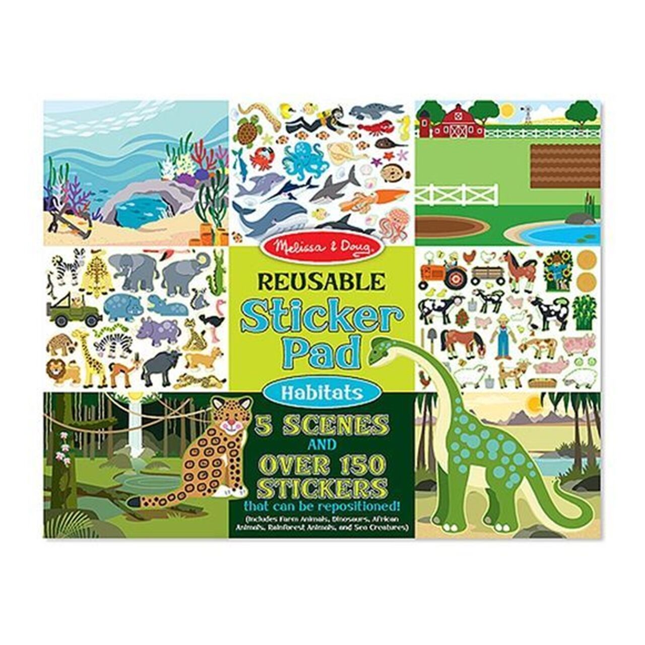 Tak Çıkart Çıkartma Kitabı - Hayvanlar