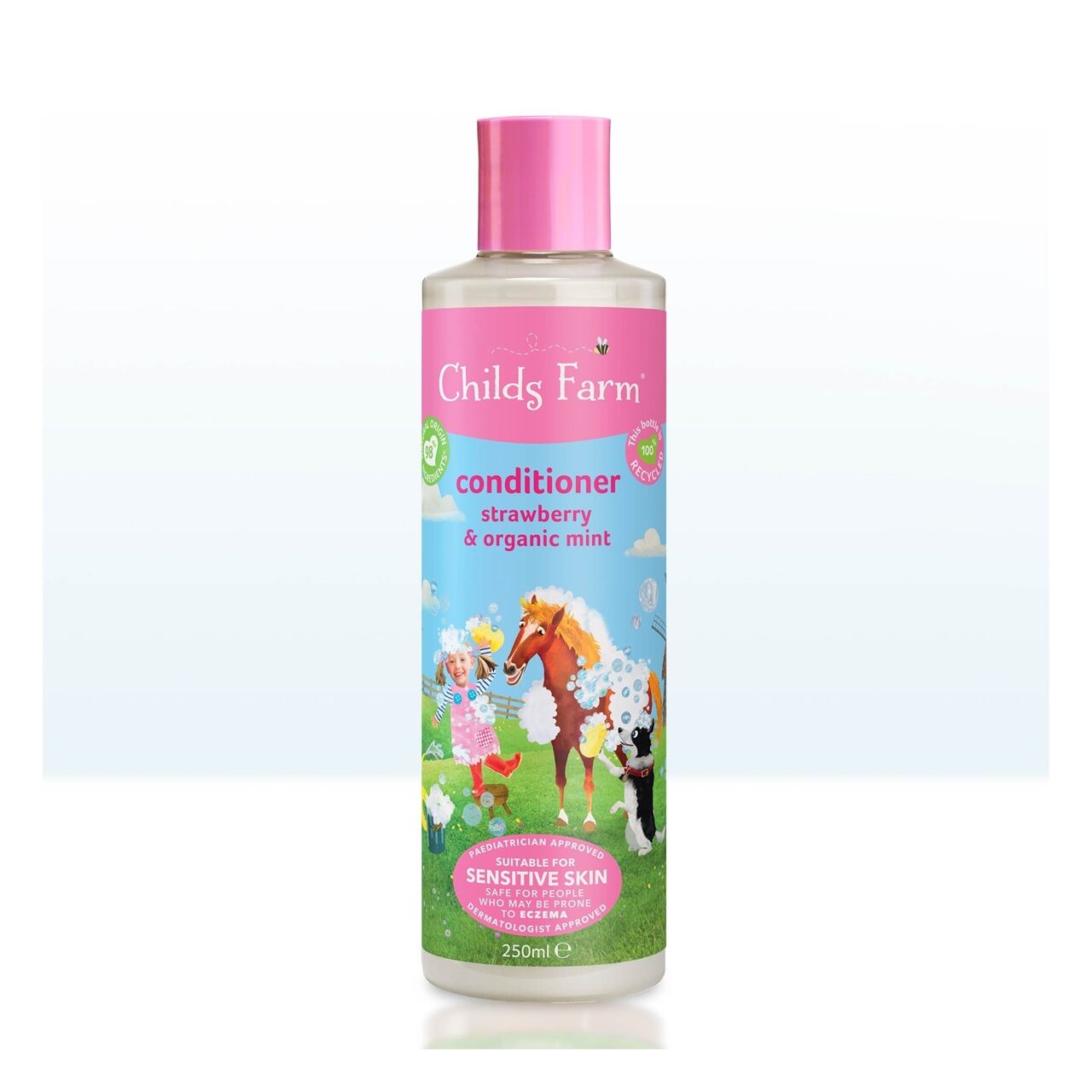 Çilek ve Organik Nane Özlü Saç Kremi 250ml