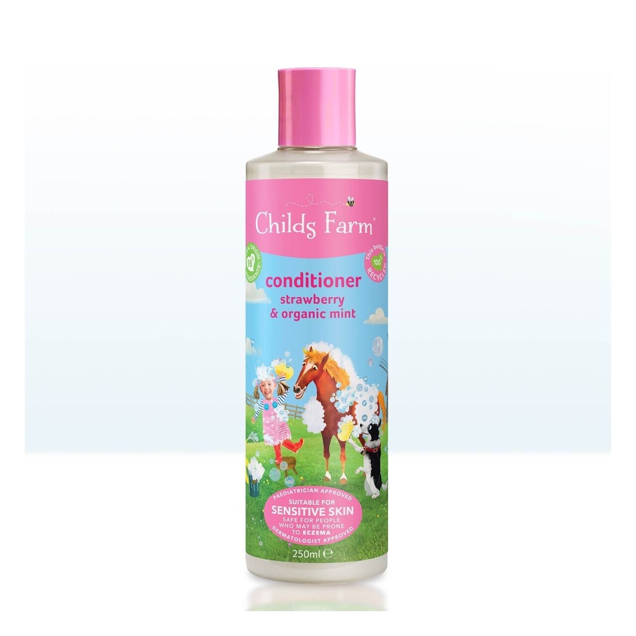 Çilek ve Organik Nane Özlü Saç Kremi 250ml