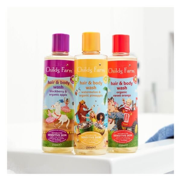 Böğürtlen ve Organik Elma Özlü Saç ve Vücut Şampua