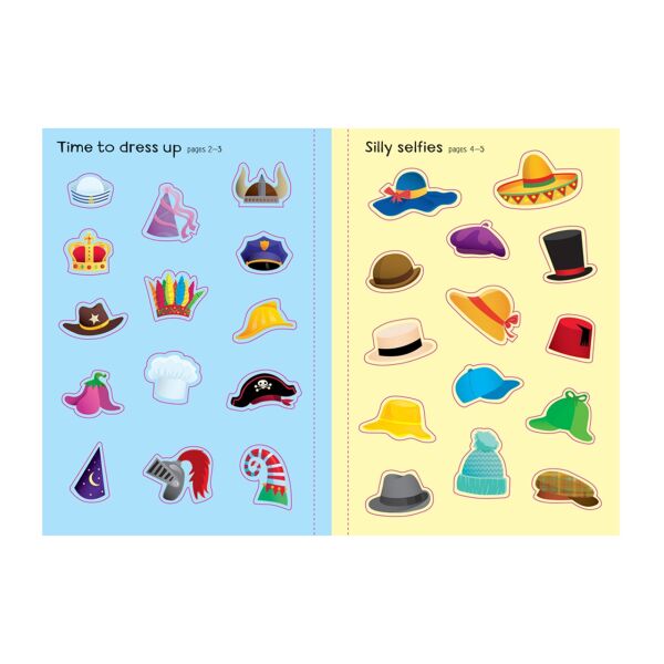 Little First Stickers Funny Hats