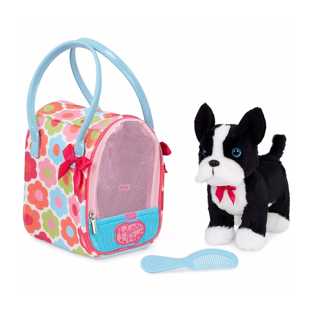 Pucci Pups Yavru Köpek ve Çiçekli Çanta