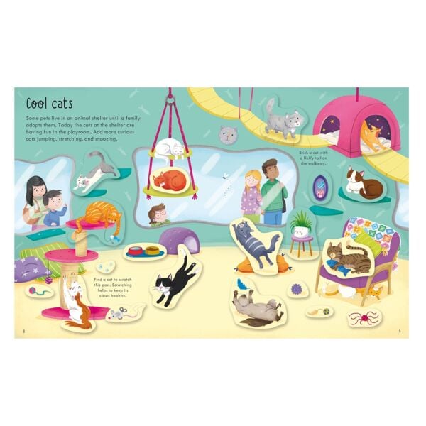 First Sticker Book Pets