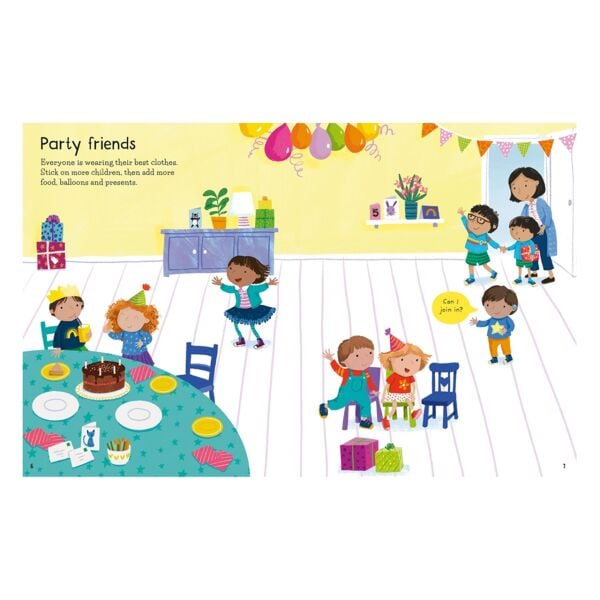 First Sticker Book My Friends