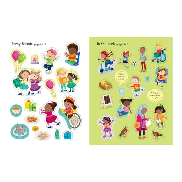 First Sticker Book My Friends