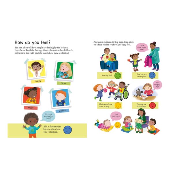 USB - First Sticker Book Feelings