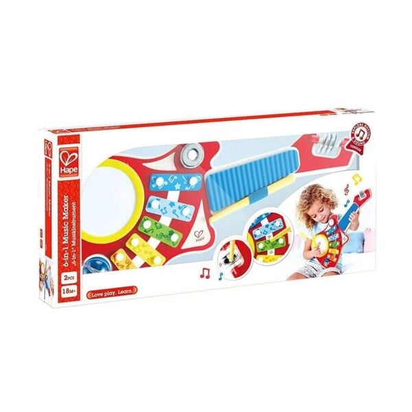 Hape 6in1 Oyuncak Müzik Aleti