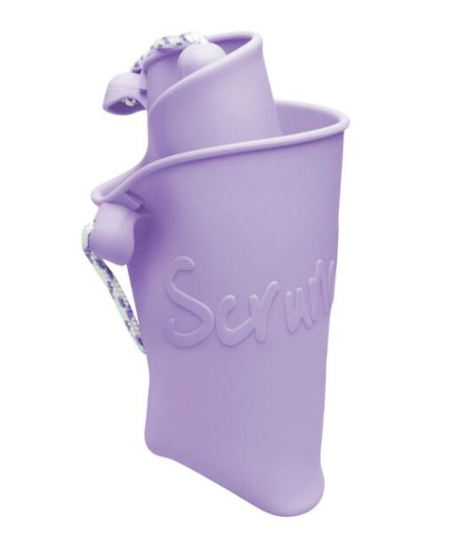 Scrunch Bucket Silikon Kova - Light Purple
