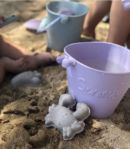 Scrunch Bucket Silikon Kova - Light Purple