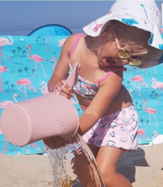 Scrunch Bucket Silikon Kova - Dusty Rose