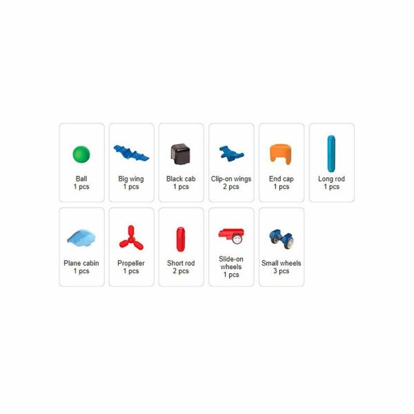 Stick-O Mıknatıslı Şehir Araçları Seti 16 Parça