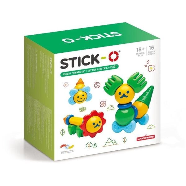 Stick-O Mıknatıslı Orman Hayvanları Seti 16 Parça