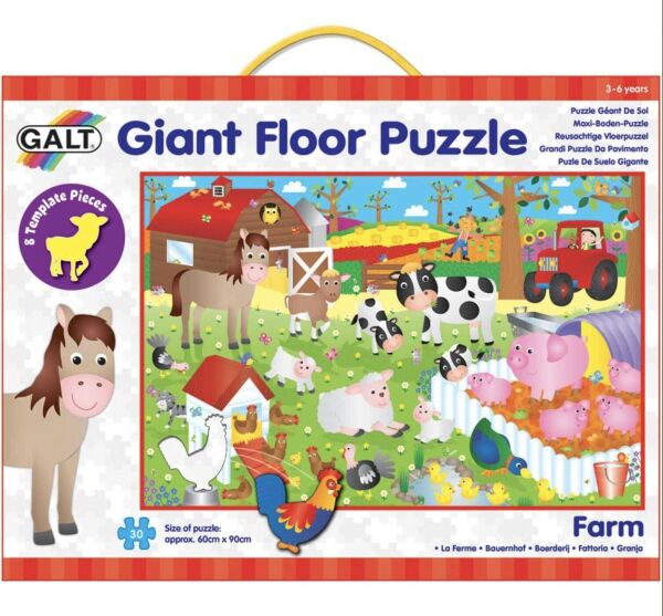 Galt Çiftlik Dev Yer Yapbozu - 30 Parça