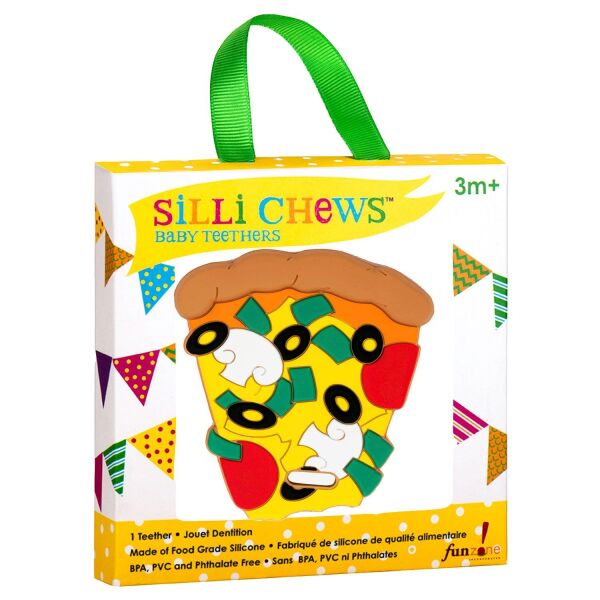 Silli Chews Pizza Silikon Diş Kaşıyıcı