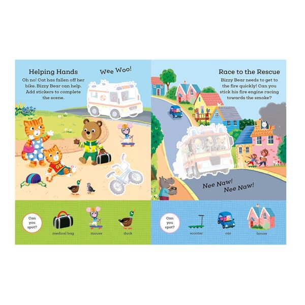 Bizzy Bear: Sticker Book: Go