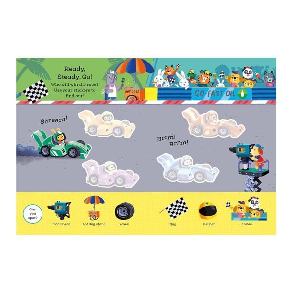 Bizzy Bear: Sticker Book: Go