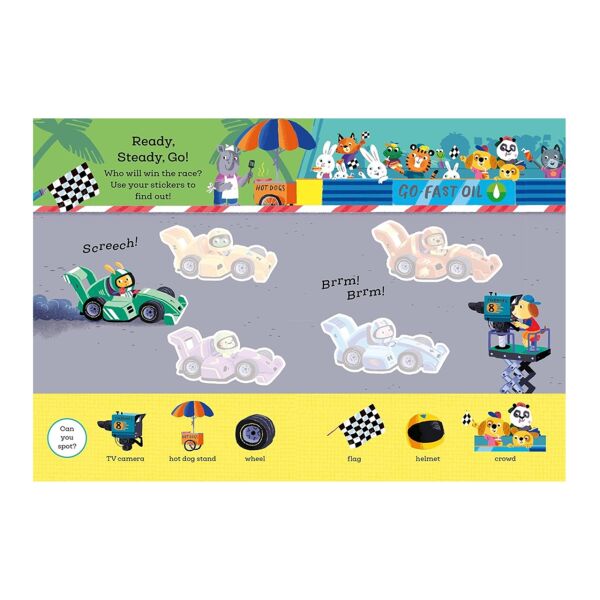 Bizzy Bear: Sticker Book: Go