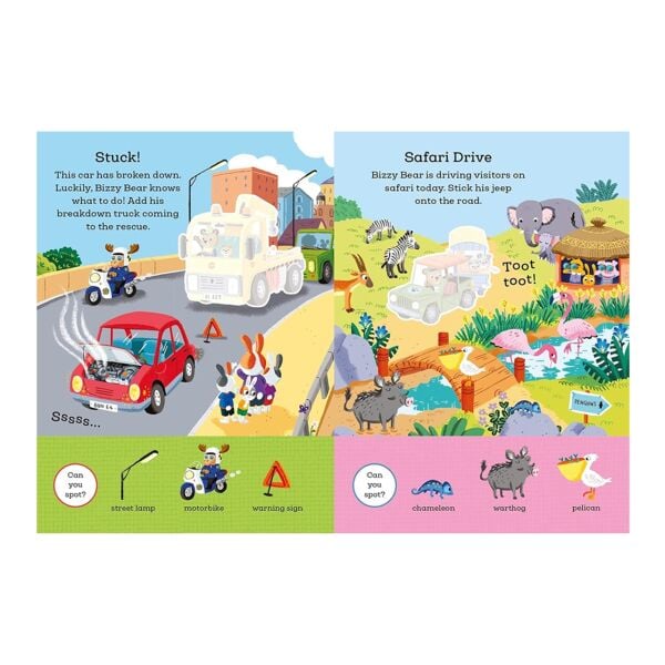 Bizzy Bear: Sticker Book: Go