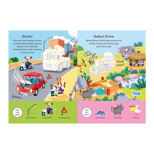 Bizzy Bear: Sticker Book: Go