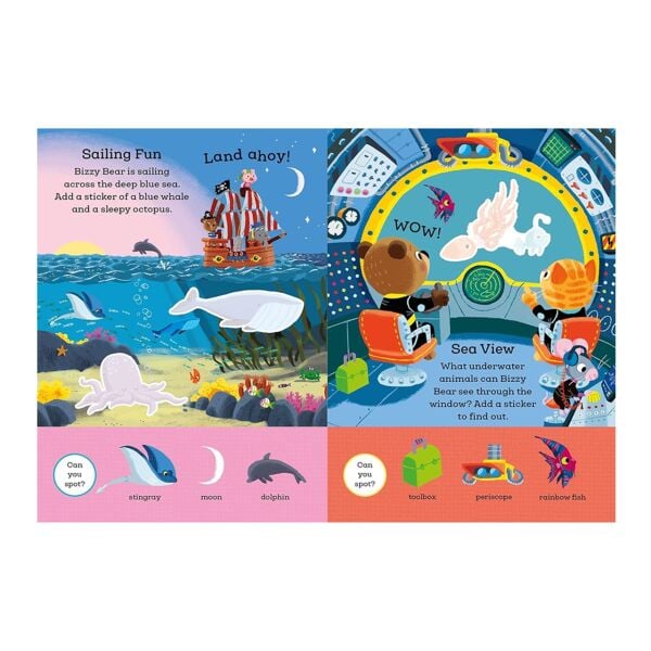 Bizzy Bear: Sticker Book: Animals