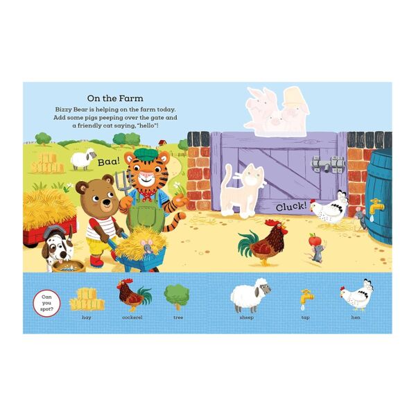 Bizzy Bear: Sticker Book: Animals
