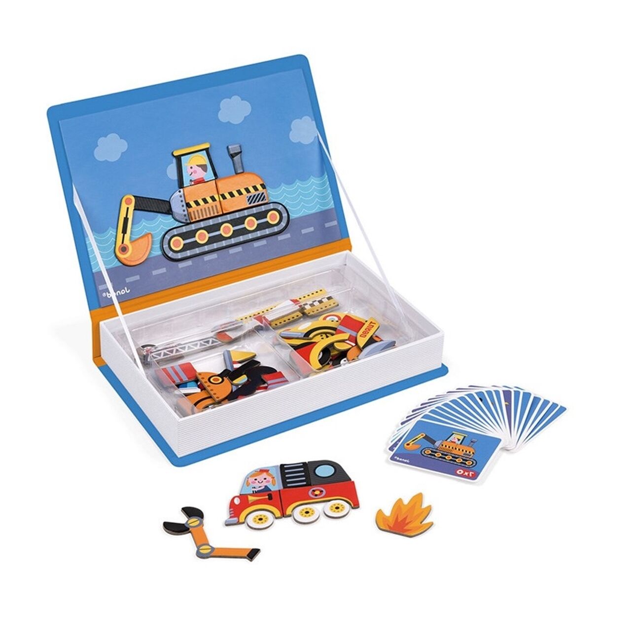 Janod Mıknatıslı Oyun Kitabı Araçlar