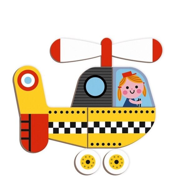 Janod Mıknatıslı Oyun Kitabı Araçlar