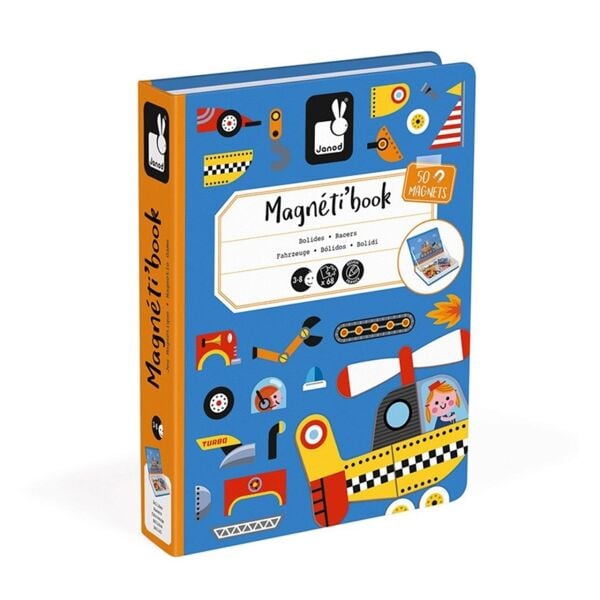 Janod Mıknatıslı Oyun Kitabı Araçlar