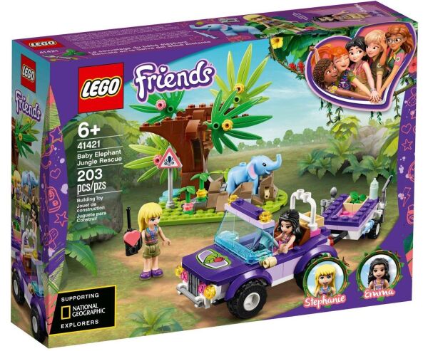 Lego Friends Yavru Fil Kurtarma Operasyonu