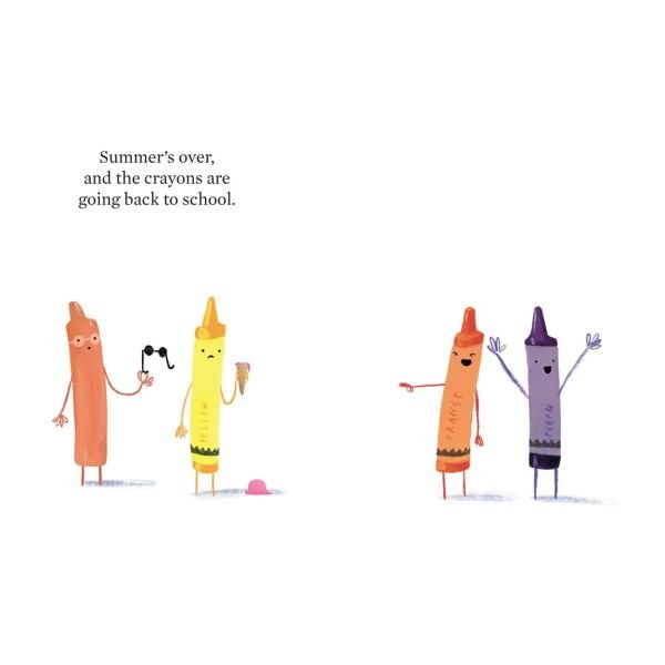 Crayon Go Back To School