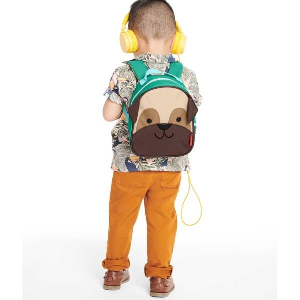 Emniyet Kemerli Sırt Çantası - Pug Köpek