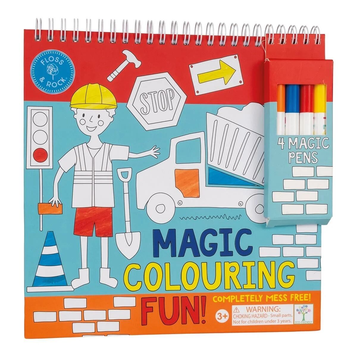 Floss & Rock Magic Boyama Kitapları / Construction