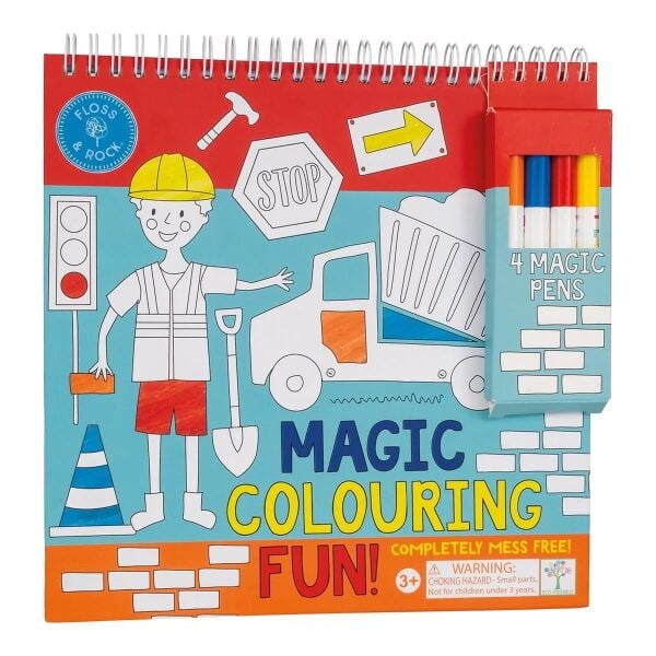 Floss & Rock Magic Boyama Kitapları / Construction